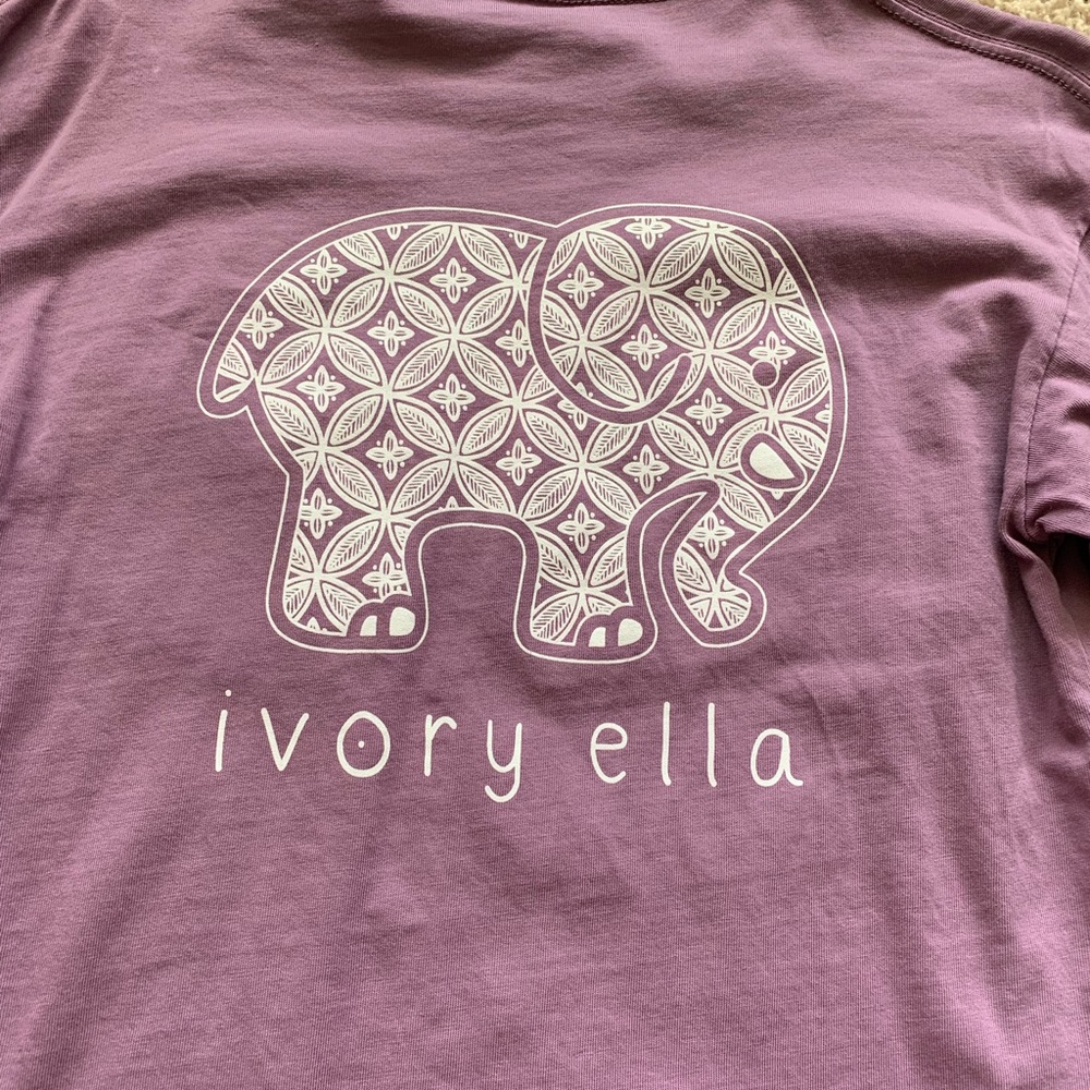 Purple ivory ella tee shirt!!